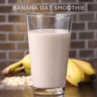 3-Ingredient Banana Oat Smoothie Recipe by Tasty