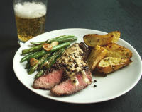 Steak Au Poivre with Roasted Rosemary Potatoes Recipe | SideChef