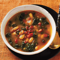 White Bean Soup with Kale and Chorizo Recipe | MyRecipes