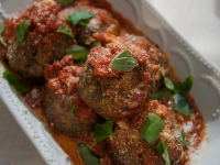 Giant Meatballs and Marinara Recipe | Trisha Yearwood | Food ...