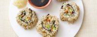 Teriyaki Veggie Crunchy Roll Sushi Recipe | Forks Over Knives