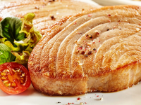 Baked Tuna Balsamic Steak Recipe - Kitchen Tricks