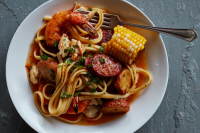 Crab and Shrimp Boil Pasta Recipe - NYT Cooking