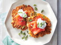 Crispy Potato Cakes with Smoked Salmon Recipe | Cooking Light