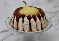 Chocolate and Poached Pears Charlotte – Casserole & Chocolat