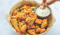 Easy, Crispy Vegan Tofu Popcorn Chicken | VegNews
