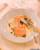 Pierre's Salmon with Sorrel Recipe | Martha Stewart