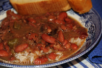 Slow Cooker Red Beans and Rice - Deep South Dish