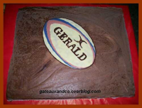 Gâteau ballon de rugby - Gateauxandco de 