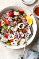 Chilled Calamari Salad with Lemon and Parsley - Skinnytaste