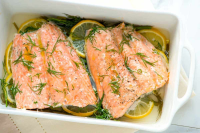 Perfectly Baked Salmon with Lemon and Dill