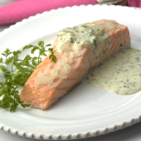 Oven-Poached Salmon Fillets Recipe | EatingWell
