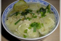 Soupe aux légumes verts et ravioles - Recette Ptitchef