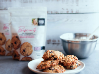 Vegan Cookies, Oats, Cranberries and Chia - Blog Isabelle Huot ...