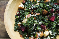 Best Bread Salad with Kale, Beets and Blue Cheese Recipe - How ...