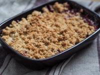 Oatmeal Crumble Topping - French Recipe for Apple Crisp