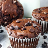 Double Chocolate Muffins (Costco Copycat Recipe) — Let's Dish ...