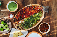 Red and Green Grilled Snapper Recipe | Bon Appétit