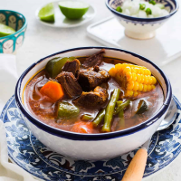 Mole de Olla: Mexican Beef Stew With Corn Dumplings - Maricruz ...