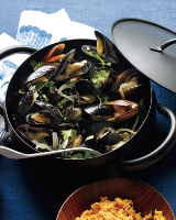 Lemon-Fennel Mussels Recipe | Martha Stewart