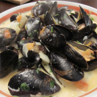 Steamed Mussels with Fennel, Tomatoes, Ouzo, and Cream Recipe ...