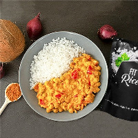 Recette de curry aux pois chiches & riz low carb | nu3Kitchen