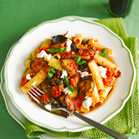 Aubergine pasta | Jamie Oliver vegetarian pasta recipes