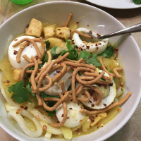 Burmese Chicken-Coconut Soup (Ohn No Kyawswe) Recipe ...
