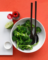 Steamed Broccoli With Lime Dressing Recipe | Martha Stewart