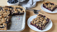Blueberry Crumble Slab Pie Recipe - BettyCrocker.com