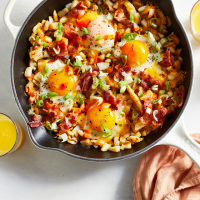 Egg, Hash Brown & Bacon Breakfast Skillet Recipe | EatingWell