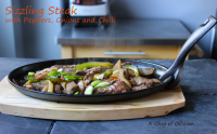 Sizzle Steak Recipe | A Glug of Oil - tasty recipes
