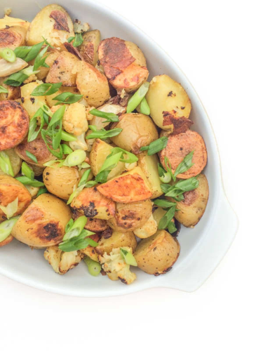 Garlic Roasted Potatoes and Cauliflower - The Lemon Bowl®