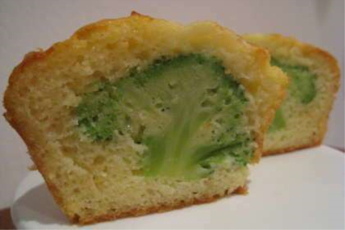 Muffins surprise aux brocolis - Recette Ptitchef
