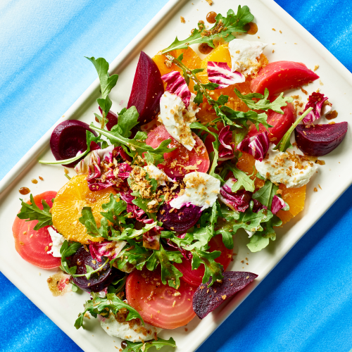 Bitter Greens Salad with Beets & Oranges Recipe | EatingWell