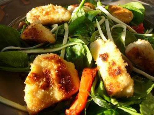 Salade de poulet crunchy - Recette Ptitchef