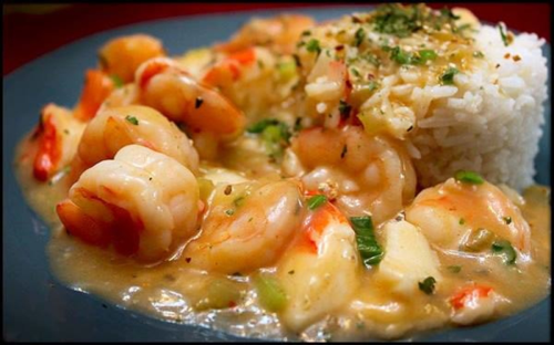 Shrimp and Crab Meat With Rice Recipe - SmallRecipe.com
