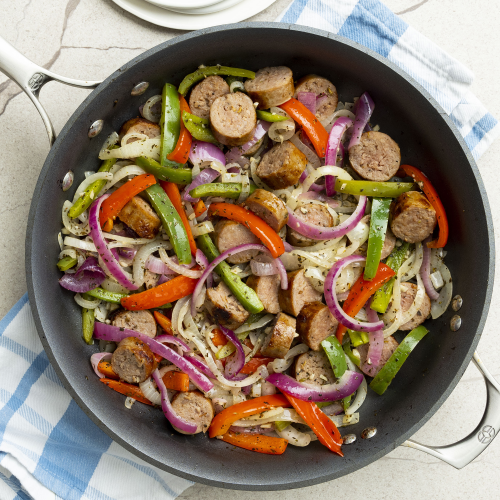Italian Sausage, Peppers, and Onions Recipe | Small Recipe