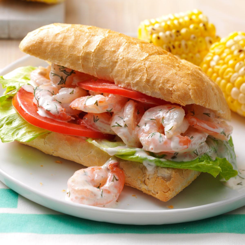 Lemon & Dill Shrimp Sandwiches Recipe: How to Make It