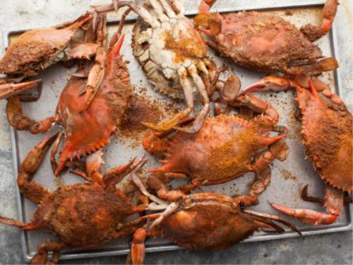 Old Bay Steamed Blue Crabs : Recipes : Cooking Channel Recipe ...