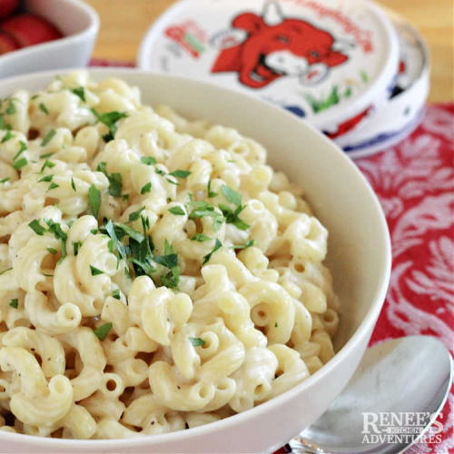 Light Laughing Cow® Mac n'Cheese | Renee's Kitchen Adventures