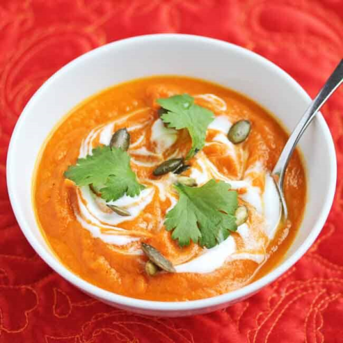Carrot and Coriander Soup Recipe – Liquid or Soft Food Diet ...