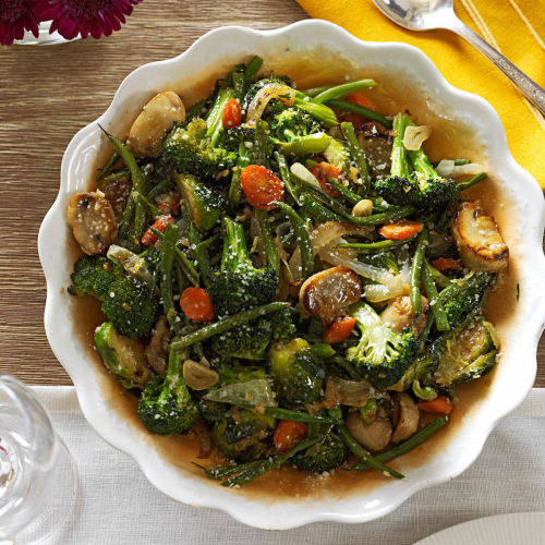 Roasted Green Vegetable Medley Recipe: How to Make It
