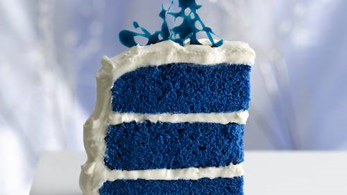 Royal Blue Velvet Cake Recipe - BettyCrocker.com