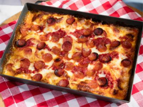 Detroit-Style Pepperoni Pizza Recipe | Jeff Mauro | Food Network