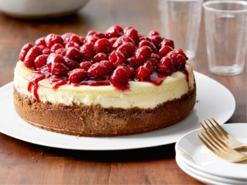 Raspberry Cheesecake Recipe | Ina Garten | Food Network