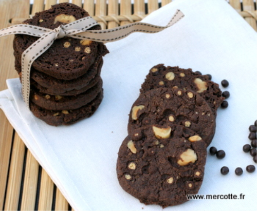 Redécouvrez une recette : cookies au chocolat à la fleur de sel aux ...