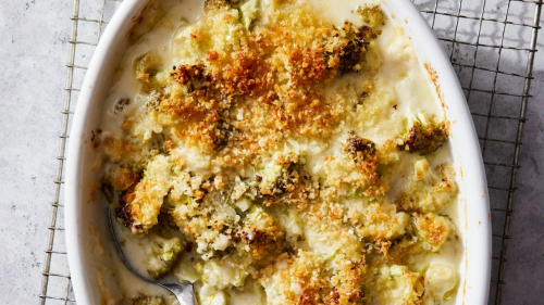 Broccoli au Gratin Recipe (with Cheddar and Parmesan) | Kitchn