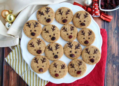 Biscuits sablés rennes (sans gluten et vegan) - Recette Ptitchef