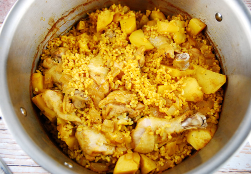 One Pot Moroccan Chicken Rice And Potatoes Recipe - 9 Smart ...